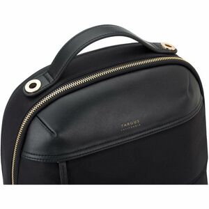 Targus Newport TSB945 便携包 (背包) 用于 32.8 cm (12.9") 到 38.1 cm (15") Apple iPad Pro 笔记本电脑, 平板, 旅行必备 - 黑 - 防水, 耐候 - 人造革 Body -