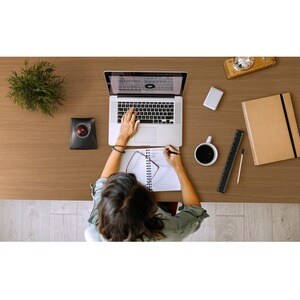 Kensington SlimBlade Pro Trackball - Optical - Cable/Wireless - Bluetooth/Radio Frequency - 2.40 GHz - Rechargeable - USB 