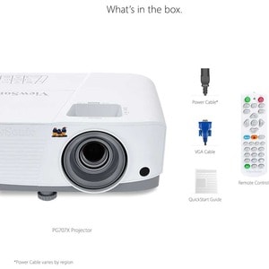 PROJETOR VIEWSONIC PG707X XGA 4000 LUMENS 1024X768