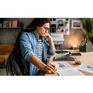 Cover tastiera Logitech Combo Touch Apple iPad (decima generazione) Tablet - Grigio - Resistente ai graffi, Resistente ai 