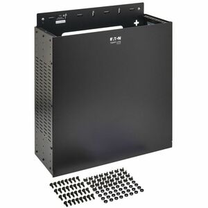 Eaton Tripp Lite Series SmartRack 4U Low-Profile Vertical-Mount Vented Wall-Mount Mini Rack Enclosure, Black - For LAN Swi