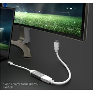 j5create JCA153G-N Adaptador A/V - 1 - 3840 x 2160 Supported - Cinza Espacial, Branco