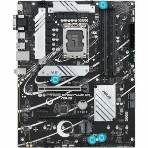 Asus Prime B760-PLUS D4 Desktop Motherboard - Intel B760 Chipset - Socket LGA-1700 - ATX - Core, Pentium Gold, Celeron Pro