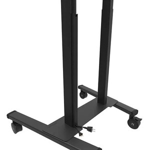 Neomounts Display Cart - 110 kg Capacity - 4 Casters - Steel - 1019 mm Width x 831 mm Depth x 2127 mm Height - Black
