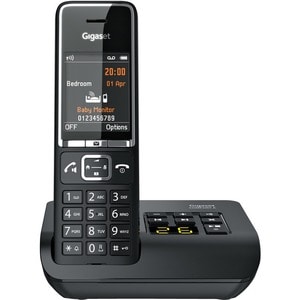 Gigaset COMFORT 550A DECT-Schnurlostelefon - Schwarz - Schnurlos - Schnurlos - 1 Telefonleitung(en) - 1 Mobilteil(e) - 1 G