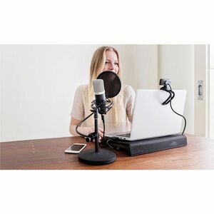 MikrofonTrust Emita GXT 252 - Kabelgebunden - Kondensator - Kardioide - 1,80 m - USB - Desktop, Handheld - 18 Hz bis 21 kHz