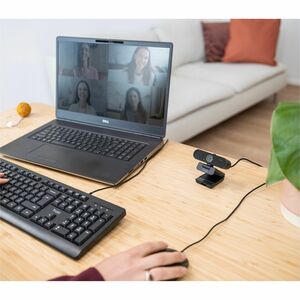 Trust TW-250 - Webcam - 30 fps - Schwarz - USB 2.0 - 2560 x 1440 Pixel Videoauflösung - 2K - Autofokus - 92° Angle - Tisch
