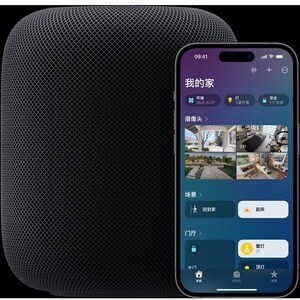 Apple HomePod Bluetooth Smart Speaker - Siri Supported - Midnight - Wireless LAN