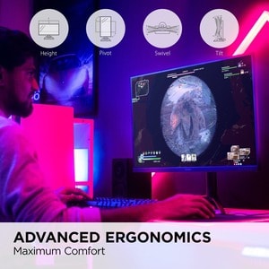 ViewSonic VX2728J 27 Inch 1080p IPS Gaming Monitor with 180Hz, 0.5ms, FreeSync Premium, NVIDIA G-Sync Compatible, Advanced