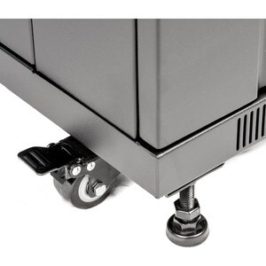 SolidRack R3110 Premium 22U Rack Enclosure Cabinet - 4-Post Adjustable Depth (6" to 34.25") - Includes Doors & Side Panels