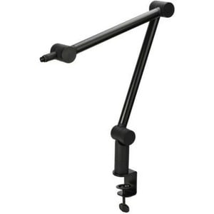 CHERRY Mounting Arm for Microphone - Black - Height Adjustable - 1.50 kg Load Capacity - Aluminium