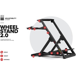 Next Level Racing Wheel Stand 2.0 Höhenverstellbar Racing-Lenkradständer - 150 kg TragfähigkeitDisplay Type Supported: - 7