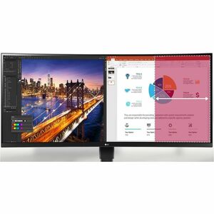 Monitor LCD LG Ultrawide 34BQ77QC-B 863,6 mm (34") Class Webcam UW-QHD Schermo curvo - 21:9 - Nero tessuto - 86,4 cm (34")
