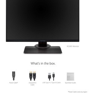 ViewSonic Elite XG2431 24" Class Full HD LED Monitor - 16:9 - Black - 60.5 cm (23.8") Viewable - In-plane Switching (IPS) 