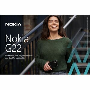 Nokia G22 TA-1528 64 GB Smartphone - 16.5 cm (6.5") HD+ 720 x 1600 - Octa-core (8 Core) 1.60 GHz - 4 GB RAM - Android 12 -