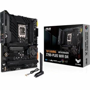 TUF Z790-PLUS WIFI D4 Gaming Desktop Motherboard - Intel Z790 Chipset - Socket LGA-1700 - ATX - Core, Pentium Gold, Celero