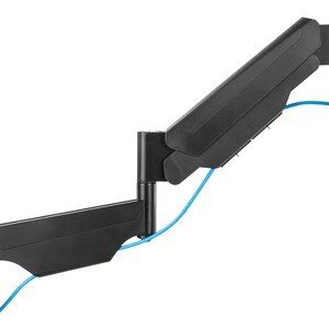Neomounts - Supporto a parete Full Motion con molla a gas per monitor da 40" a 55", portata 30Kg. VESA max 400x400
