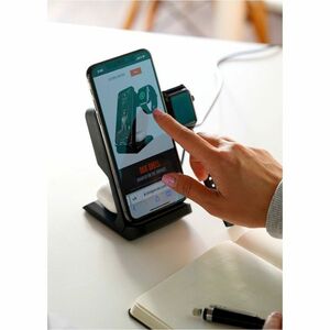 STM Goods ChargeTree Go - black - For AirPod, iPhone - 9 V, 12 V Input - Input connectors: USB - Portable, Compact