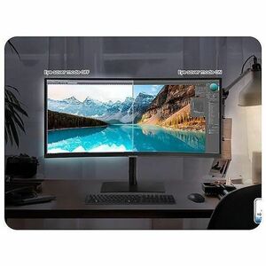 Samsung ViewFinity S6 S34C654VAN 34" Class Webcam UW-QHD Curved Screen LCD Monitor - 21:9 - Black - 34" Viewable - Vertica
