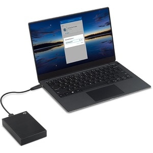 Seagate One Touch Tragbar Festplatte - 2,5" Extern - 2 TB - Schwarz - Notebook Unterstütztes Gerät - USB 3.0 - 5400U/Min