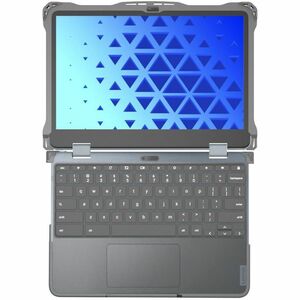 Extreme Shell-F2 Slide Case for Lenovo 500e/w G4 Chromebook 12" (Gray/Clear) - For Lenovo Chromebook - Gray, Clear - Scrat