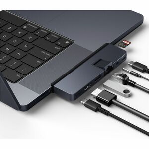 Hyper HyperDrive DUO PRO HD575BUGL USB Type C Docking Station for Tablet PC, Desktop PC, Notebook - Charging Capability - 