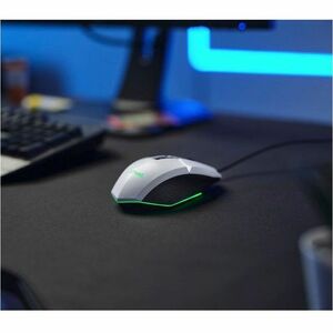 Trust Felox GXT 109 Gaming-Maus - USB 2.0 - Optisch - 6 Taste(n) - 6 Programmable Button(s) - Weiß - Kabel - 6400 dpi Aufl