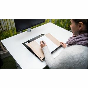 R-Go Tools Document holder R-Go Read2Write, suitable for reading and writing, ergonomic, with soft foam wrist rest, matt a
