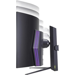 LG UltraGear 45GR95QE-B 45" (114.3 cm) Class UW-QHD Curved Screen Gaming OLED Monitor - 21:9 - Black - 44.5" (113 cm) View