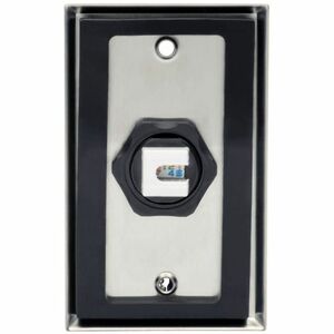 Tripp Lite series N206-KJ01-IND Network Connector - TAA Compliant - 1 x RJ-45 Network Female, 1 x 110-punchdown - Shieldin