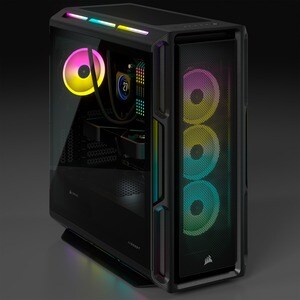 Corsair iCUE 5000T Carcasa para computdora - ATX Placa base admitida - Media Torre - Vidrio templado, Acero - Negro - 6 x 