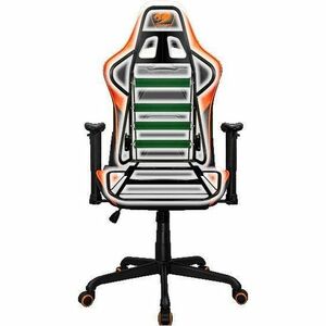 Sillón de Juego COUGAR Armor Elite CGR-ELI - Cuero PVC, Acero - Naranja, Negro