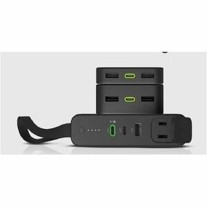 Mophie Powerstation Power Bank - For USB Type C Device, USB Type A Device - 10000 mAh - Black