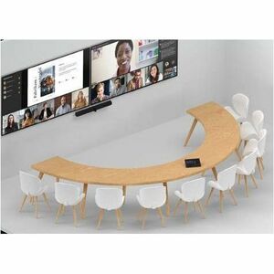 Jabra PanaCast 50 Video Bar System MS - For Meeting Room, Video Conferencing - 3840 x 1080 Video (Live) - 4K UHD - 30 fps 