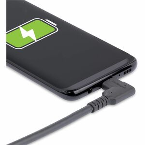 StarTech.com Cable de 1m USB-C Resistente Acodado a la Derecha - USB 3.2 Gen 2 (10 Gbps) - USB Tipo C - DP de Modo Alt 4K 