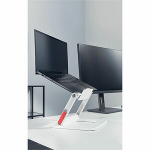 Leitz Ergo Height Adjustable Notebook Stand - 33 cm (13") to 38.1 cm (15") Screen Support - 2.50 kg Load Capacity - 4.5 cm