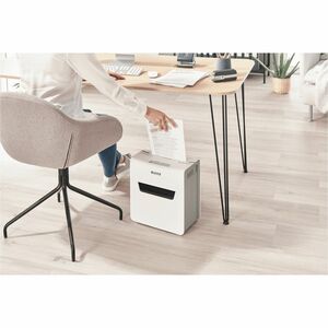 Leitz IQ Protect Premium 3M Paper Shredder - Continuous Shredder - Cross Cut, Micro Cut - 3 Per Pass - for shredding Paper