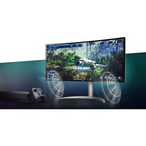 LG 40WP95C-W 40" Class 5K2K WUHD Curved Screen LCD Monitor - 21:9 - Silver - 39.7" Viewable - Nano In-plane Switching (Nan
