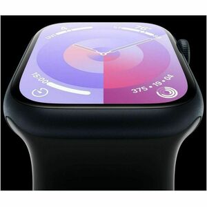 Apple Watch Series 9 智能手表 - 45 毫米 Case Height - 38 毫米 Case Width - 午夜黑 Case Color - 午夜黑 Band Color - 玻璃 Body Material - 铝 