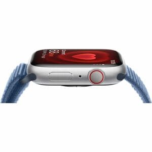 Apple Watch Series 9 Smart Watch - 4.10 cm (1.61") Case Height - 3.50 cm (1.38") Case Width - Silver Case Color - Winter B