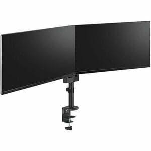 Neomounts Mounting Arm for Monitor - Black - Height Adjustable - 2 Display(s) Supported - 43.2 cm to 68.6 cm (27") Screen 
