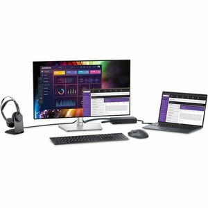 Dell UltraSharp U2724D 27" Class QHD LED Monitor - 16:9 - 27" Viewable - In-plane Switching (IPS) Black Technology - LED E