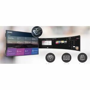 LG 98UM5K-B 248.9 cm (98") 4K UHD LCD Digital Signage Display - 16 Hours/ 7 Days Operation - Advanced Super Dimension Swit
