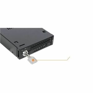 Icy Dock ToughArmor MB833MK-B V2 Drive Enclosure for 3.5" M.2, PCI Express NVMe 4.0 - SFF-8654 SlimSAS Host Interface Inte