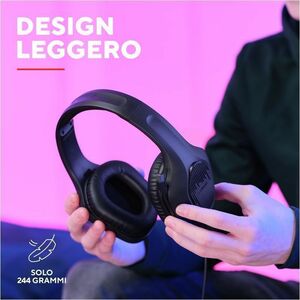 Casque de jeu Trust Gaming Zirox 415 - Filaire - Design Supra-auriculaire, Par dessus l'Oreille - Stéréo - Couleur Noir - 