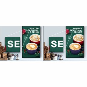 Samsung QM50C 50" LCD Digital Signage Display - 24 Hours/7 Days Operation - Vertical Alignment (VA) - 3840 x 2160 - Edge L