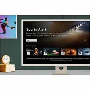 LG 32SR50F-W 32" Class Full HD Smart LCD Monitor - 16:9 - 80 cm (31.5") Viewable - In-plane Switching (IPS) Technology - 1