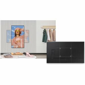 Samsung QB85C-N 2159 mm 4K UHD LCD Digital Signage Display - 16 Hours/ 7 Days Operation - Energy Star - Vertical Alignment