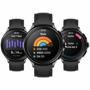 MI Watch 2 Pro Smart Watch - Black Case Color - Black Band Color - Stainless Steel Case Material - Fluoro Rubber Band Mate