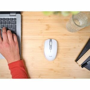 Trust Ozaa Maus - Funkfrequenz - USB 2.0 Typ A - Optisch - 6 Taste(n) - Weiß - Kabellos - 10 m - 2,40 GHz - wiederaufladba